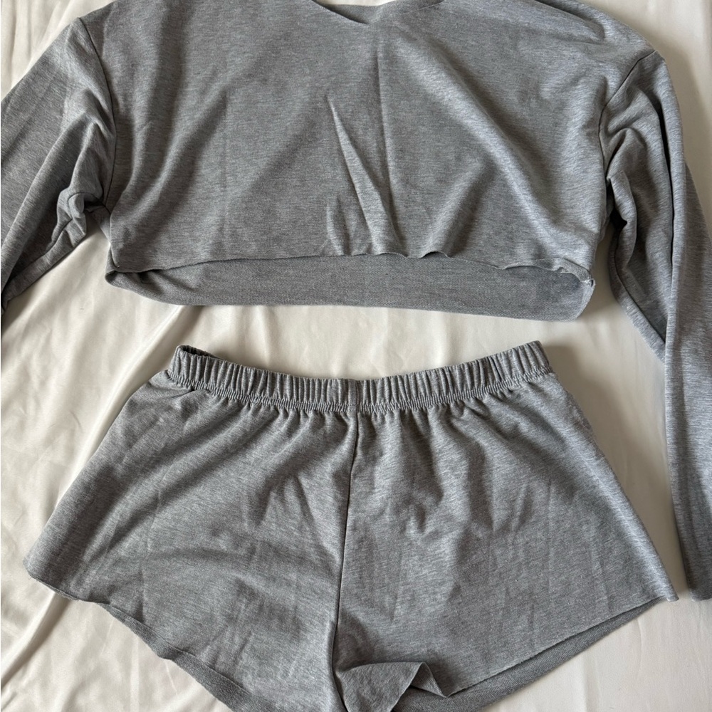 Gray Women's Lounge Set